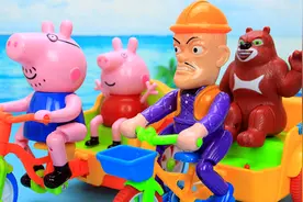 熊出没玩具 光头强的趣味三轮车视频封面