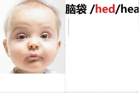 一起来背诵英文单词：头head你的头your head我的头my head
