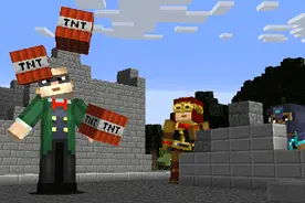 搞趣网：《我的世界口袋版》赠免费皮肤包 含27个“故事模式”角色皮肤图片