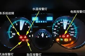 汽车发动机故障灯亮，它在预示什么，是否还能继续前行图片