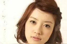 芒果型刘海扎发复古迷人图片