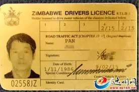 牛！男子持伪造津巴布韦驾照换地方驾驶证图片