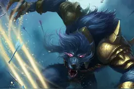 40407攻略：lol嗜血猎手沃里克新皮肤原画 狼人新原画图片