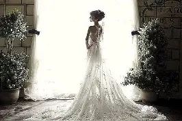 带血的婚纱图片