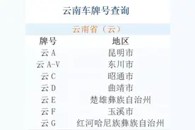 隐藏在云南车牌号里的惊天秘密，99%的云南人都不知道····图片