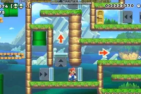 马里奥制造，超级小桀挑战超难迷宫图，上下左右四方向，迷糊了视频封面