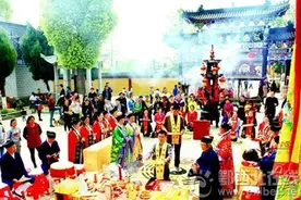 枣阳吴店三月三庙会旅游节十万游客拜祖祈福图片