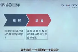 MSA系列课程之三：GRR评估——计量型