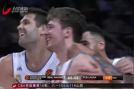 男篮欧冠联赛：皇马击退巴萨 东契奇上演“篮球世界波”视频封面