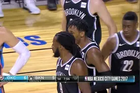 乔治缺阵 威少31+8+6甜瓜11+11 雷霆遭篮网逆转图片