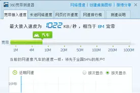 办理50M电信宽带 网速却经常在10M左右图片