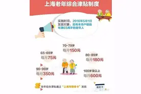 除了综合津贴，老年人还有这些福利。你知道吗？图片