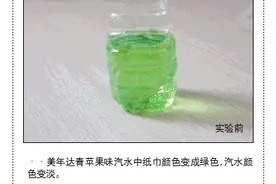 纸巾“吃”掉了汽水的颜色 专家：色素易致锌流失图片