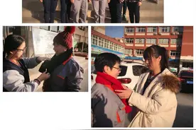 济南理工学校温馨遍校园 学生冬日为保洁员送温暖图片