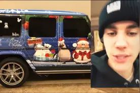 贾斯汀比伯更新ins stories展示他的圣诞车！视频封面
