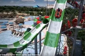 世界最高水上过山车将在美国亮相图片