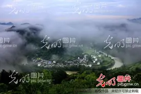 安徽：黄山石潭云海美轮美奂犹如仙境图片