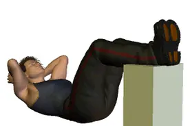 哑铃锻炼腹肌动作方法(动态图演示)图片