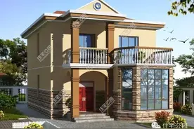 25万搞定农村2层小别墅 9米x13米 含图纸预算图片