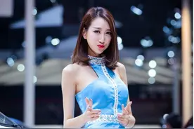 2016西安车展车模们把气质路线的路线走得是淋漓尽致图片