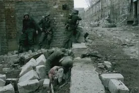 德军在二战后期时的战斗。图片