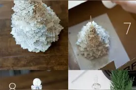 圣诞专辑剪纸折纸圣诞树，动手做起来！图片