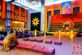 中国佛教协会原会长一诚长老圆寂 中佛协副秘书长怀梵法师前往吊唁图片