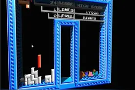 3D版红白机游戏 国外大神展示立体俄罗斯方块图片