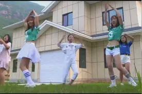 超简单帅气的女生舞蹈《咖喱咖喱》街舞这么跳很酷