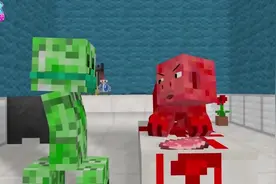 我的世界 怪物学院：小猪变猪排