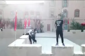 「点赞」维吾尔“跑酷少年”成长记图片