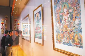 海南省博物馆唐卡展开幕 藏族绘画活动同期推出图片