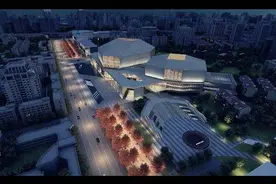 城市音乐厅配套项目正式启动 一环磨子桥隧道工程打围施工图片