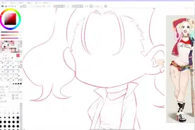 手绘漫画入门教程之站着Q版人物画法