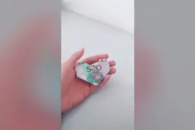 教大家用50元20元10元做一个520爱心