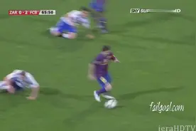 残暴过人看呆全世界！梅西10大犯罪式连续过人进球图片