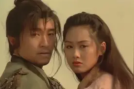 哭了！大话西游经典感动虐心镜头-至尊宝与紫霞仙子图片