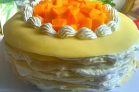 榴莲千层蛋糕图片