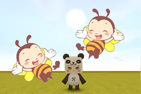 迷你世界 清水被蜜粉围攻 蜇的满脸起大包