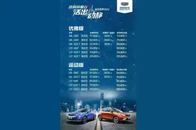 吉利帝豪GS正式上市  售价7.78-10.88万元图片