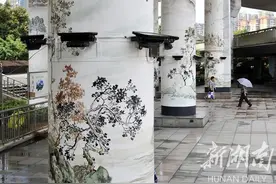 彩绘扮靓桥下空间图片