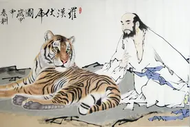 张大千为什么不画老虎 虎画有何寓意图片