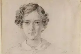 一个法律博士的自画像，以及真爱粉为他作的画像图片