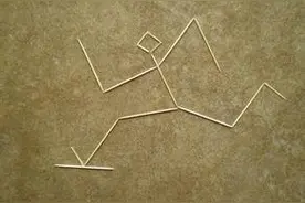 会游泳的牙签图片