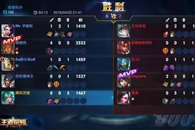 《王者荣耀》用时最短比赛 光速对局图片