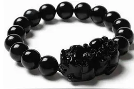 如此招财的黑曜石，佩戴方法也是有讲究的！图片