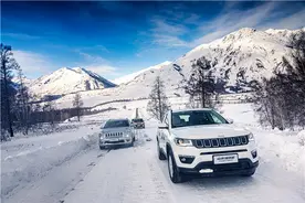 Jeep自由侠和指南者：城市SUV的北疆冰雪情缘图片