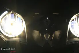 宝马特有的天使眼灯光，也安在了K1600GT上！像夜里的猫头鹰！视频封面