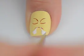 呆蠢萌贱表情包，这款美甲666