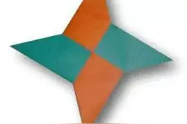 手工折纸——十字飞镖图片